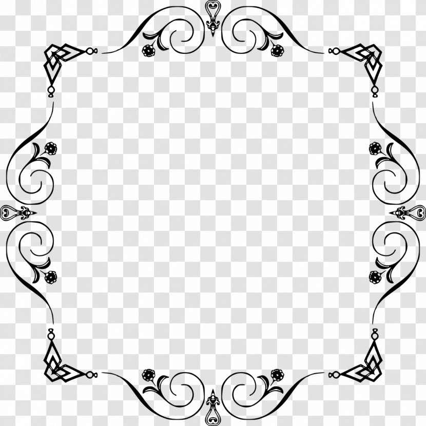 Borders And Frames Picture Clip Art - Monochrome Photography - 边框 Transparent PNG