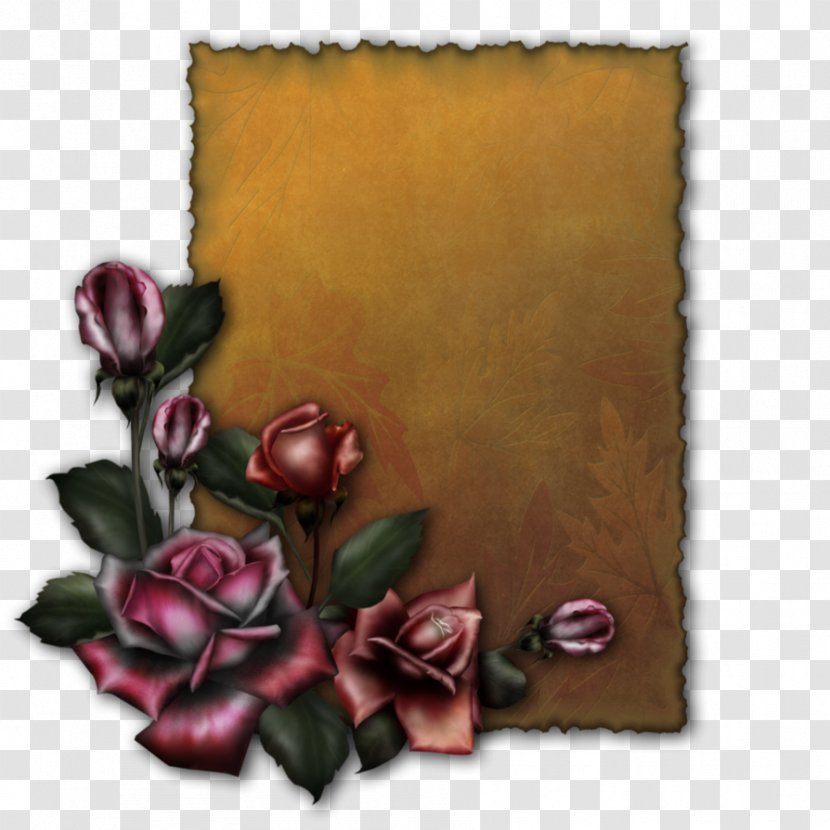 Paper Picture Frames Scrapbooking Painting Floral Design - Stock Transparent PNG