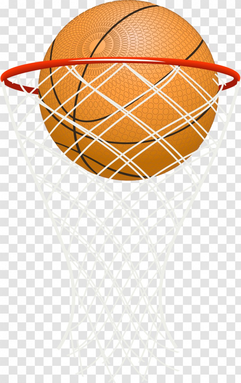 Basketball Backboard Euclidean Vector - Orange Transparent PNG