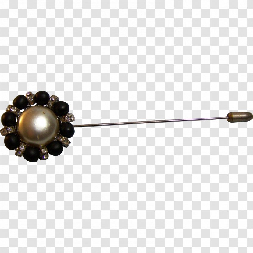 Earring Hatpin Tie Pin Pearl - Silver Transparent PNG