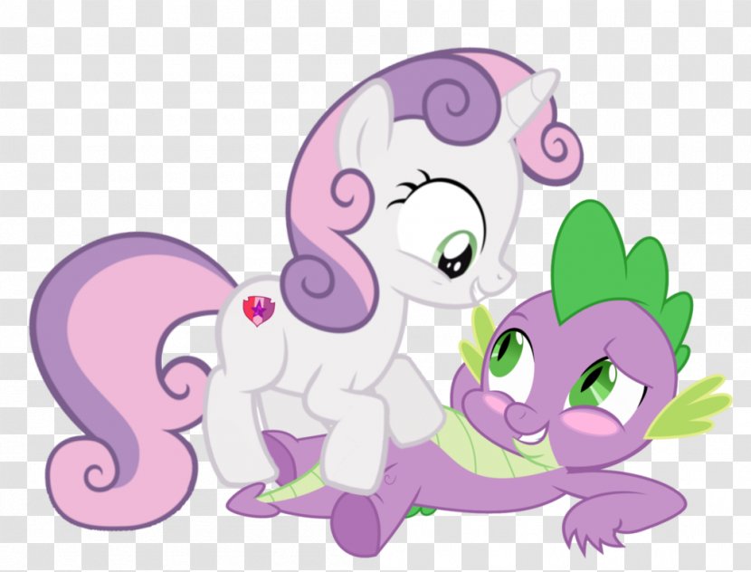 Rarity Spike Pony Sweetie Belle Twilight Sparkle - Flower Transparent PNG