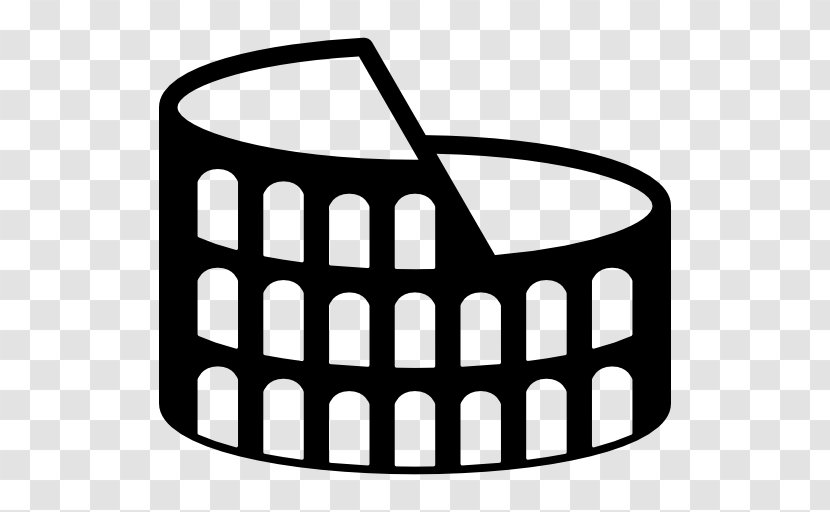 Colosseum Monument Download - Black Transparent PNG