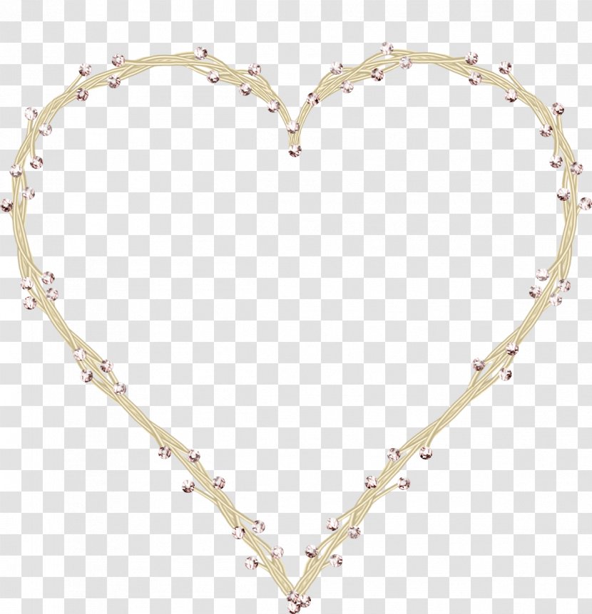 Necklace Chain Heart Body Piercing Jewellery Pattern - Human Transparent PNG