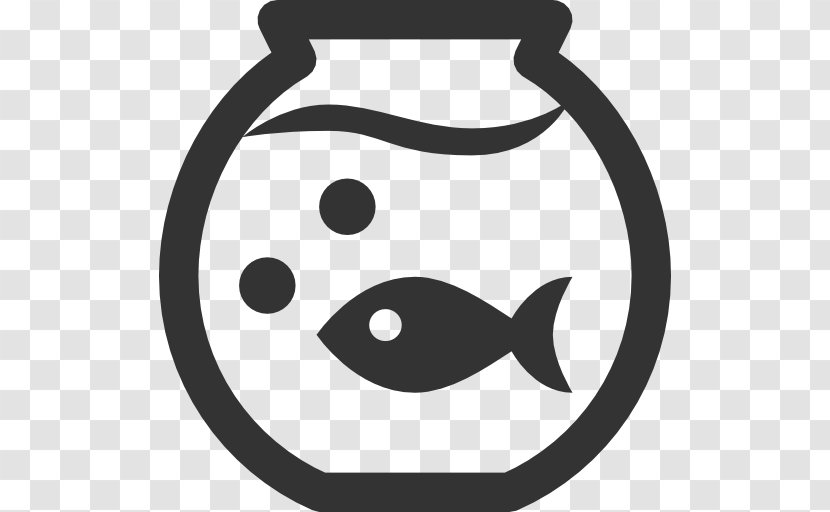 Ornamental Fish Smiley - Monochrome Photography Transparent PNG
