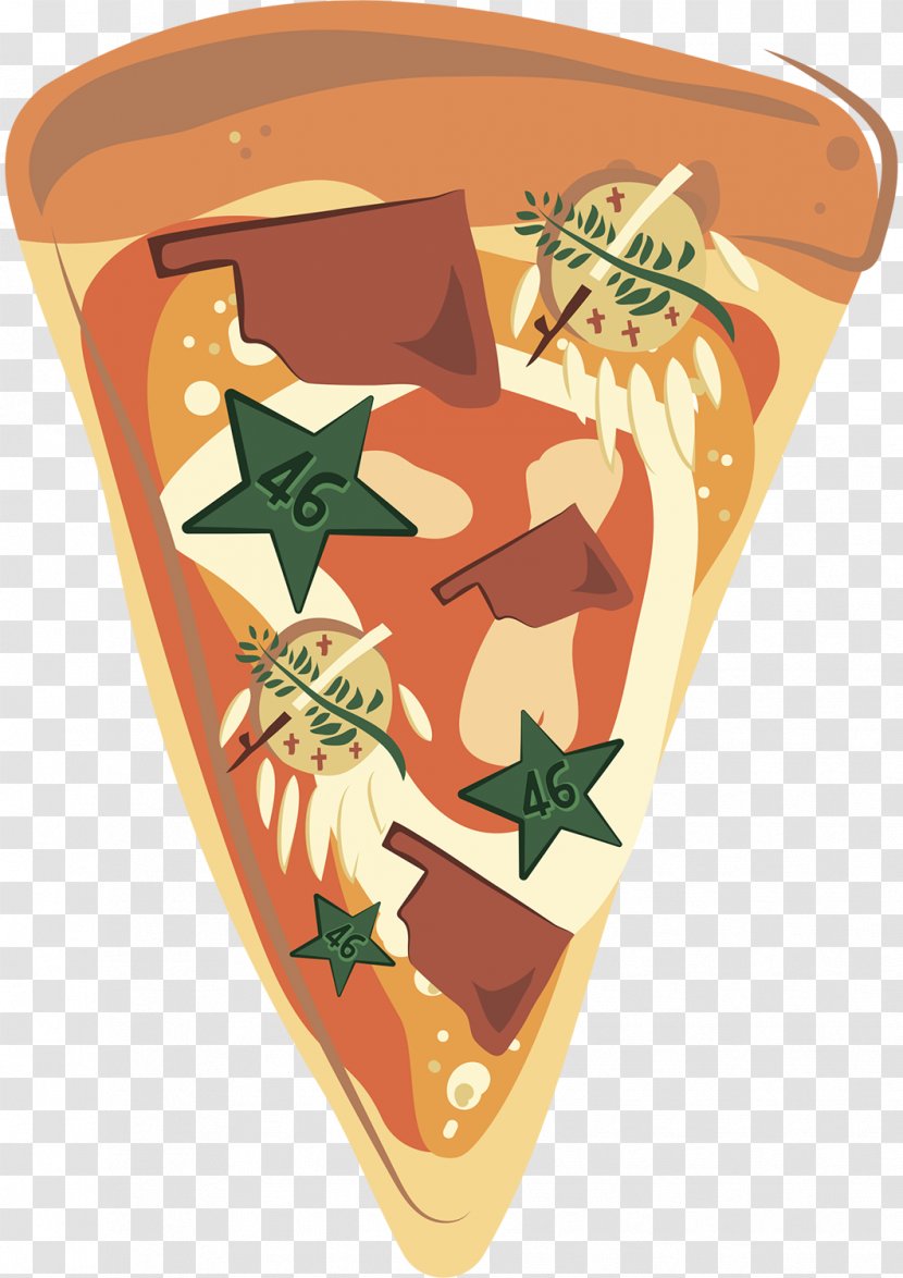Pizza Image Slice Of Life - Guitar Pick Transparent PNG