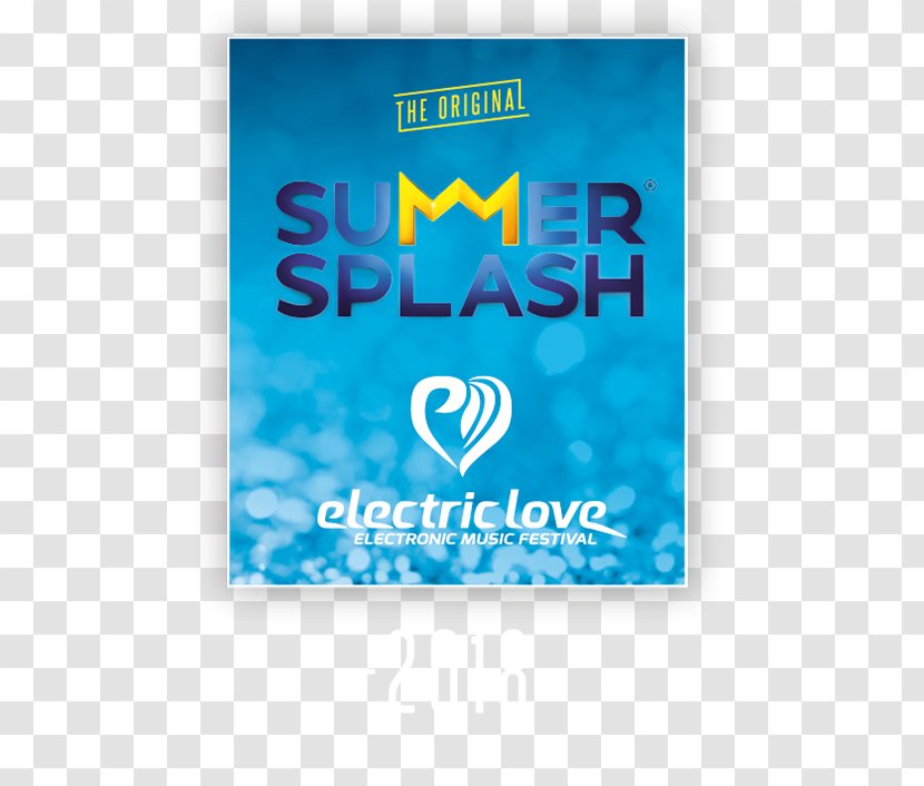Electric Love Festival Brand Logo Font - Blue - Summer Splash Transparent PNG