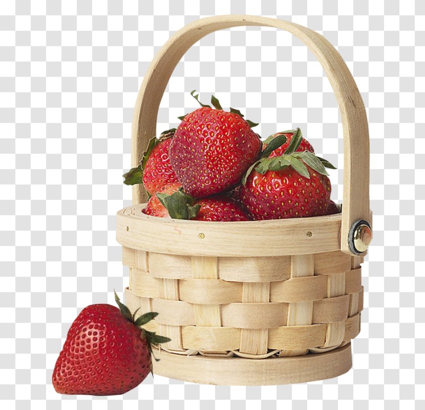 Strawberry Fruit Eating Basket Health - Nutrition - Fruits Transparent PNG