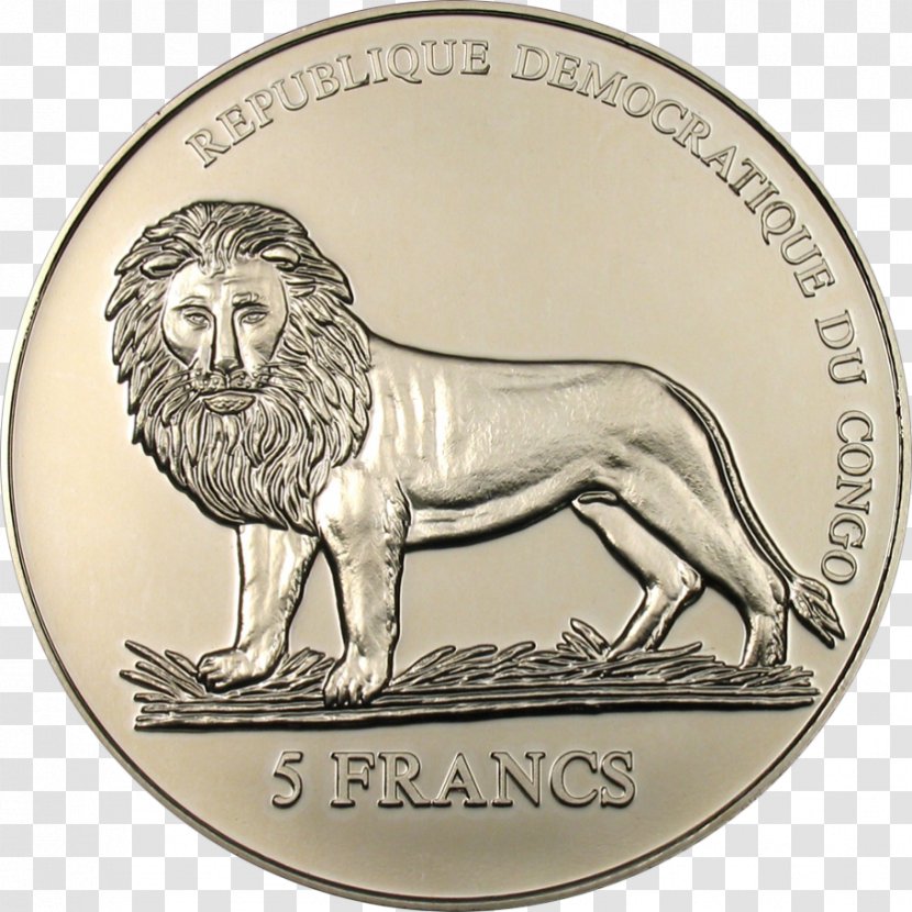 Democratic Republic Of The Congo Lion Coin Franc Democracy - Pope John Paul I Transparent PNG