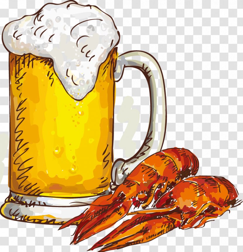 Beer Glassware Homarus - Vecteur - Lobster Transparent PNG