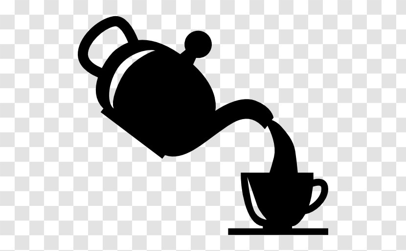 Teapot Coffee Cup Mug - Black - Tea Transparent PNG