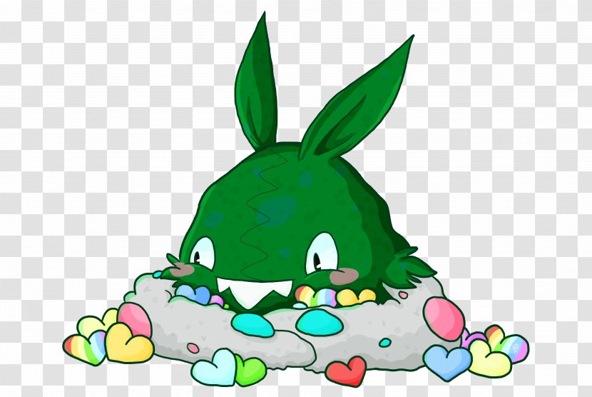 Easter Bunny Leaf Headgear Clip Art - Fictional Character Transparent PNG