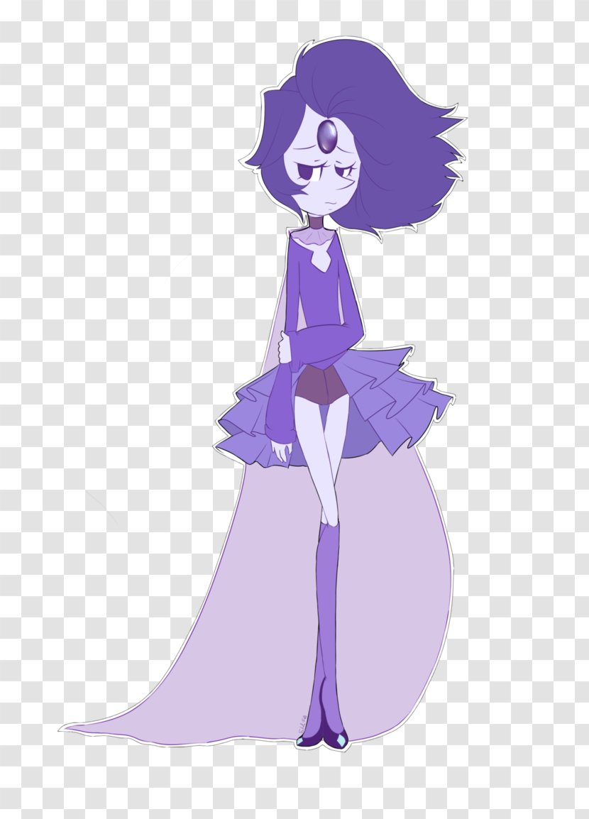 Cartoon Comics Purple Pearl - Heart Transparent PNG