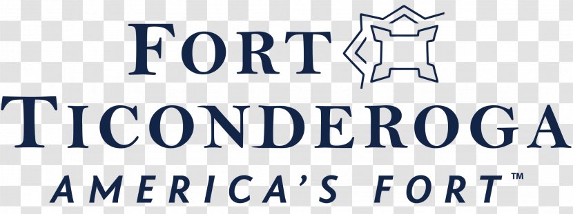 Fort Ticonderoga Logo Brand Font Product - Blue Transparent PNG