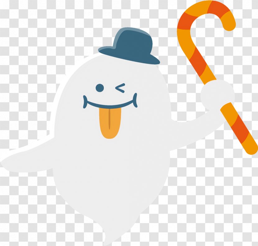 Ghost Halloween - Cartoon - Snowman Transparent PNG