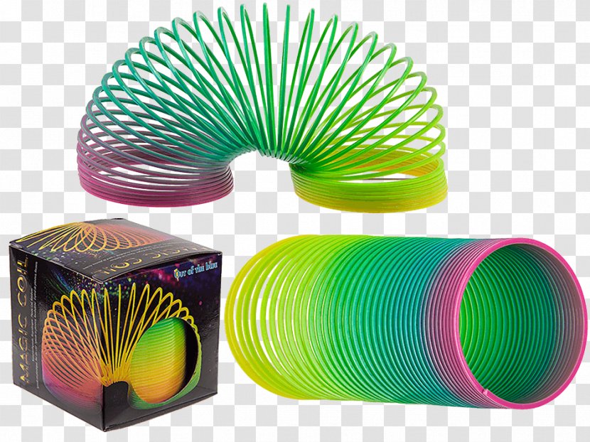 Slinky Toy Fidget Spinner Plastic Game - Spiral Transparent PNG