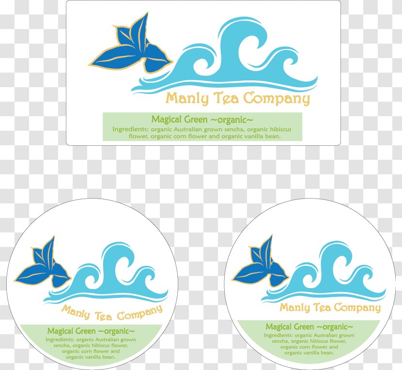 Logo Brand Marine Mammal Font - Aqua - Design Transparent PNG