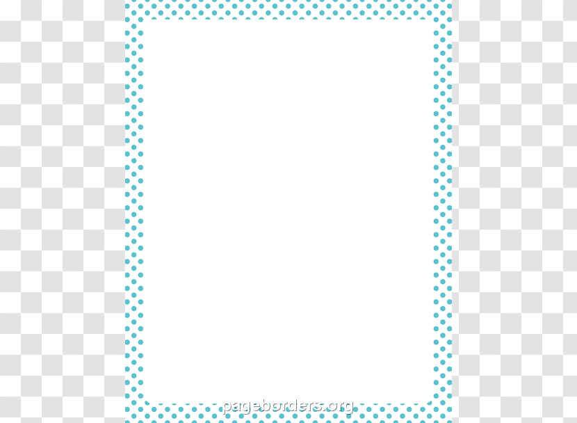 Paper Turquoise Border Clip Art - Symmetry - Dot Cliparts Transparent PNG