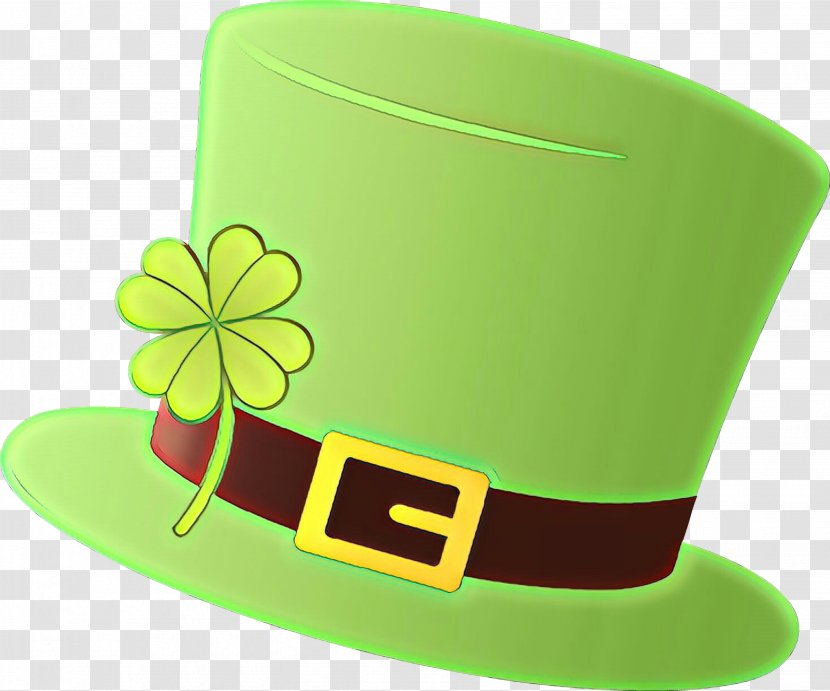 Saint Patricks Day - Hat - Shamrock Symbol Transparent PNG