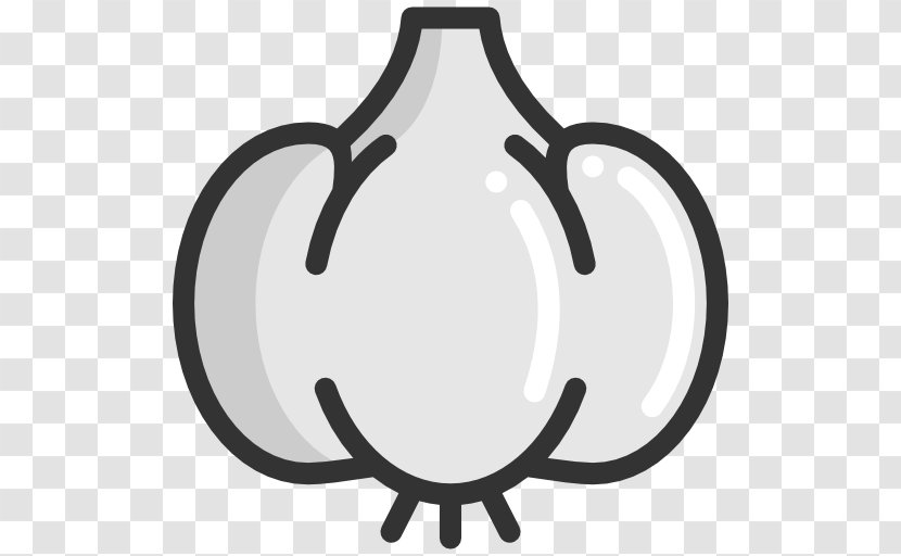 Food Garlic Sous-vide Cooking - Black And White - Cartoon Transparent PNG