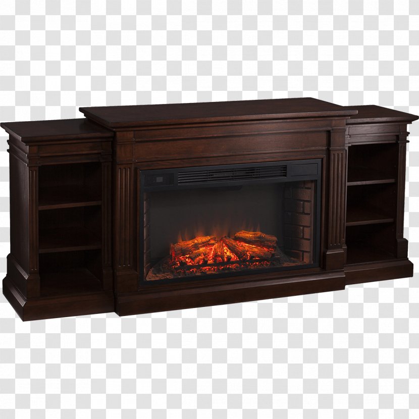 Southern Enterprises Tennyson Electric Fireplace W/ Bookcases Reese Mantel Package FE9041 Hearth - Wood Stoves - Bookshelf Transparent PNG