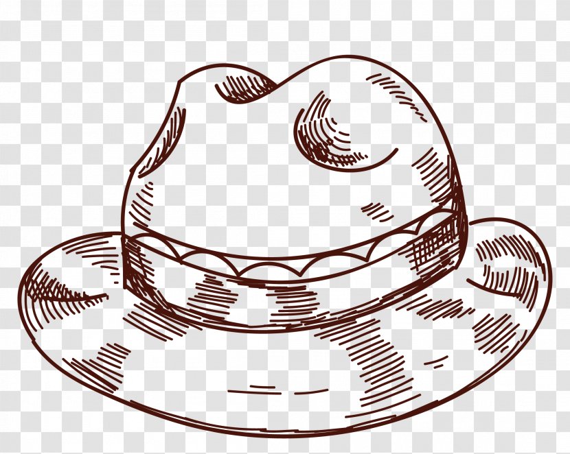 Straw Hat Clip Art - Abstract Transparent PNG