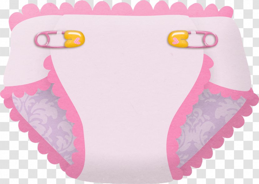 Cloth Diaper Infant Clip Art - Flower - Pink Raccoon Cliparts Transparent PNG