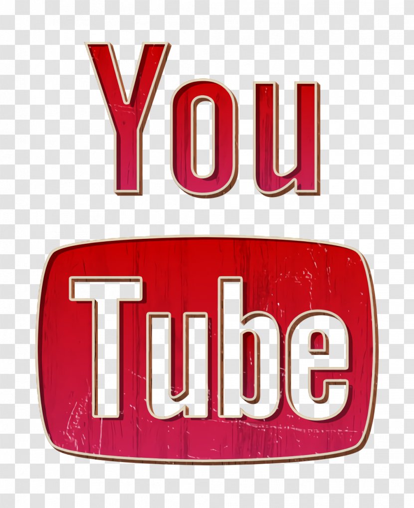 Media Icon Social Youtube - Text - Car Label Transparent PNG