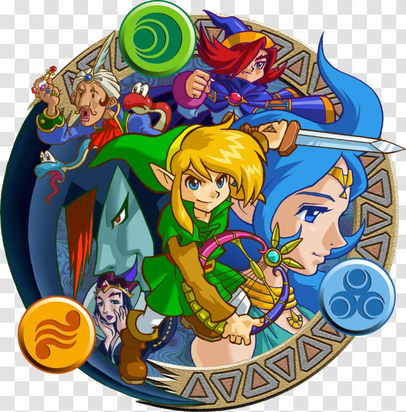 Oracle Of Seasons And Ages The Legend Zelda: Majora's Mask Ocarina Time Link - Heart - Nintendo Transparent PNG