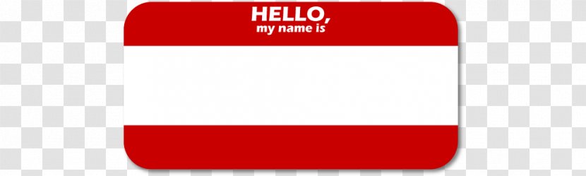 Brand Logo Font - Text - Hello My Name Is Transparent PNG