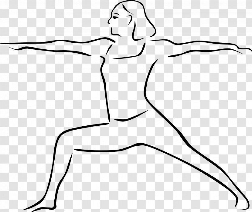 Yoga Asana Physical Exercise Clip Art - Cartoon - Cliparts Black Transparent PNG