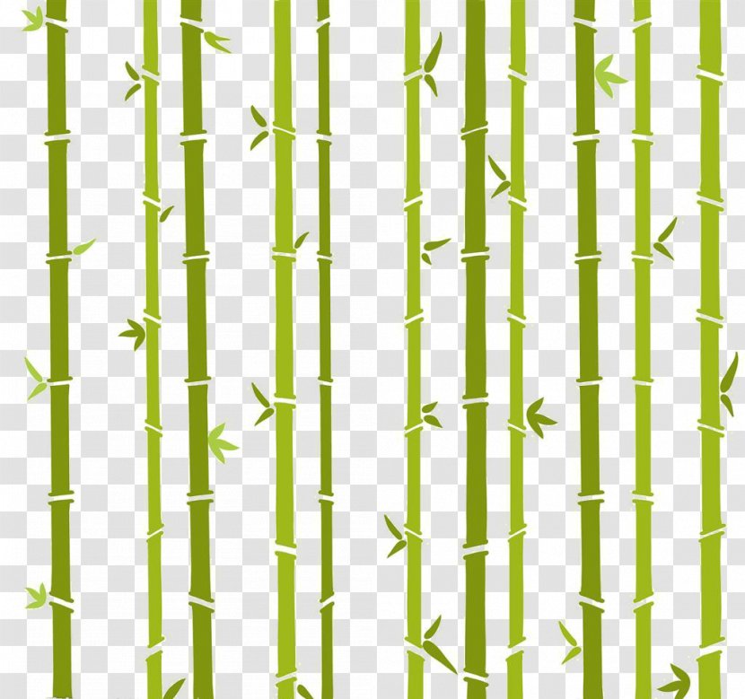 Bamboo Bambusa Oldhamii - Grass - Pattern Image,Fresh Hand-painted Cartoon Transparent PNG