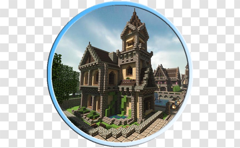 Minecraft: Pocket Edition House Building Interior Design Services - Castle - Isometric Medieval Buildings Transparent PNG