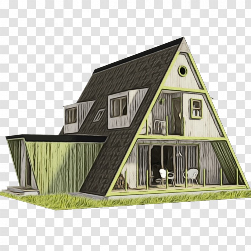 Real Estate Background - Architecture - Hut Drawing Transparent PNG
