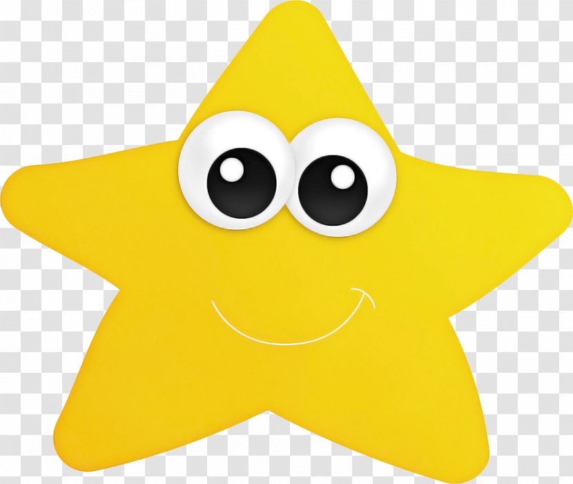 Yellow Star - Smile - Emoticon Transparent PNG