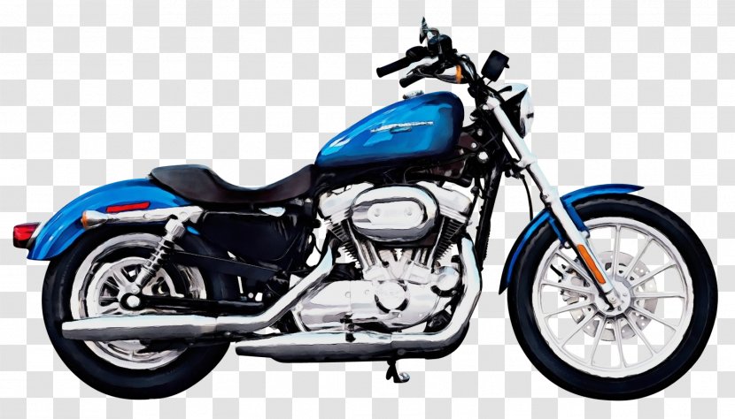 Harley-Davidson Sportster Motorcycle Softail - Harleydavidson - Automotive Lighting Transparent PNG