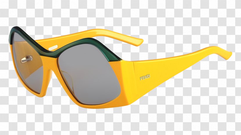 Sunglasses Fendi Goggles Eyeglass Prescription - Yellow - Glasses Transparent PNG