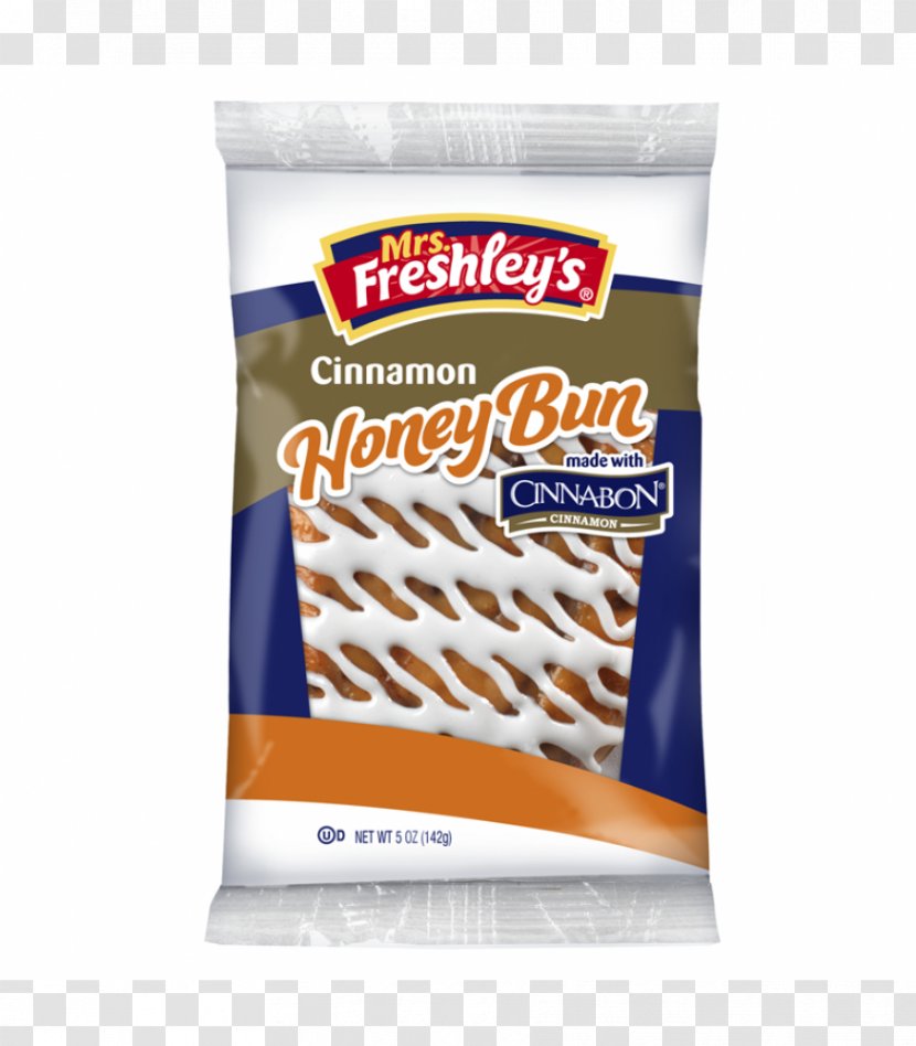 Cream Honey Bun Cinnamon Roll Frosting & Icing Mrs. Freshley's - Cake Transparent PNG