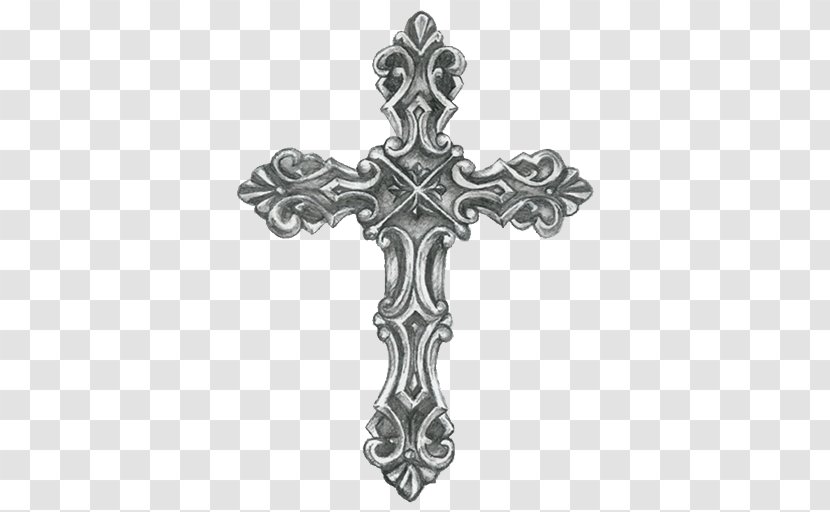 Christian Cross Tattoo Ink Celtic Clip Art - Crucifix Transparent PNG