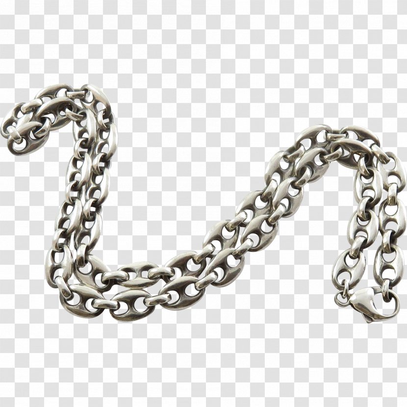 Chain Sterling Silver Anchor Hallmark - Gucci Transparent PNG