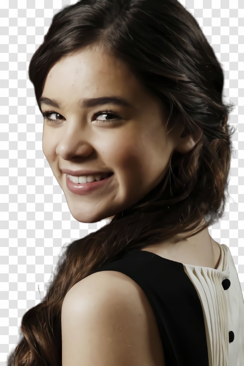 Hailee Steinfeld Bumblebee - Jaw - Model Lace Wig Transparent PNG