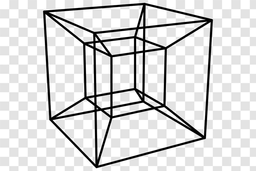 Tesseract Hypercube Five-dimensional Space Four-dimensional - Fivedimensional - Cube Transparent PNG