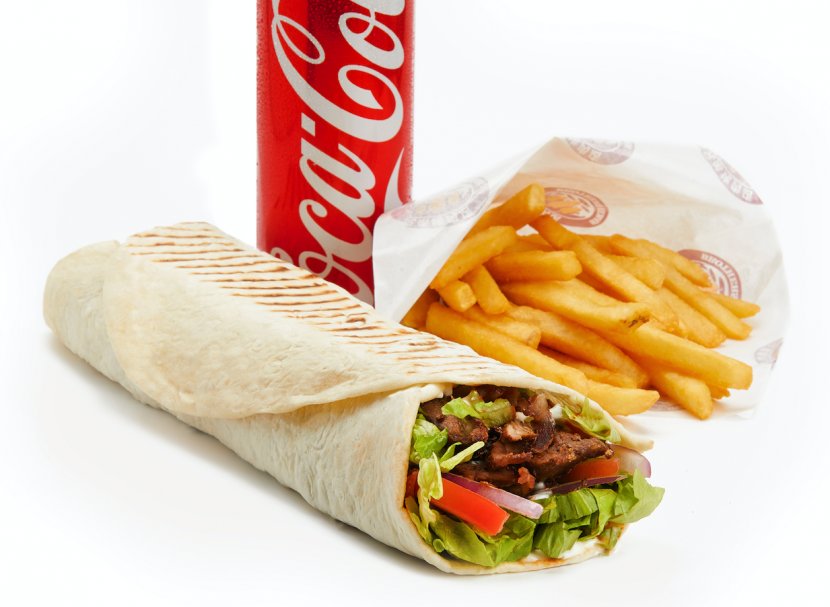 Shawarma French Fries Pizza Doner Kebab Street Food - Burrito Transparent PNG