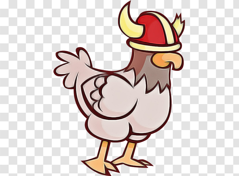 Rooster Chicken Cartoon Bird Beak Transparent PNG