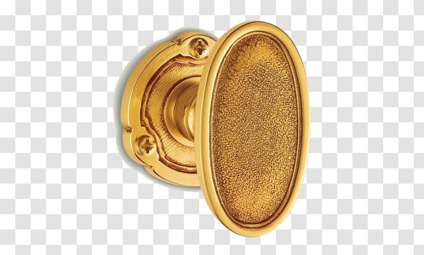 Door Handle Brass Knauf - Crystal - Gold Transparent PNG
