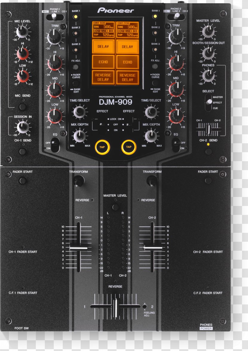 DJM Audio Mixers DJ Mixer Pioneer Disc Jockey - Dj Transparent PNG