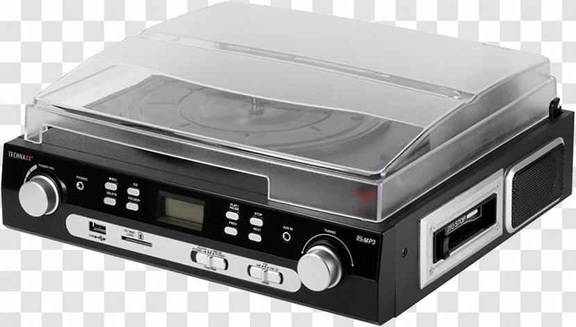 TECHNAXX USB Turntable/converter TX-22 Phonograph Record Compact Cassette Loudspeaker Radio - Heart Transparent PNG