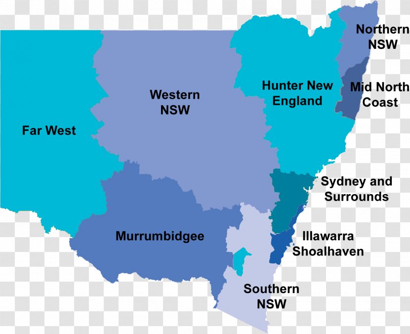 New South Wales Map Ministry Of Health - Encyclopedia Transparent PNG
