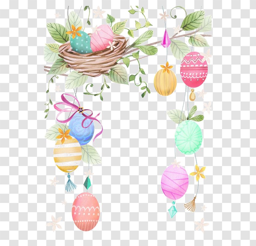 Easter Egg Background - Plant Petal Transparent PNG