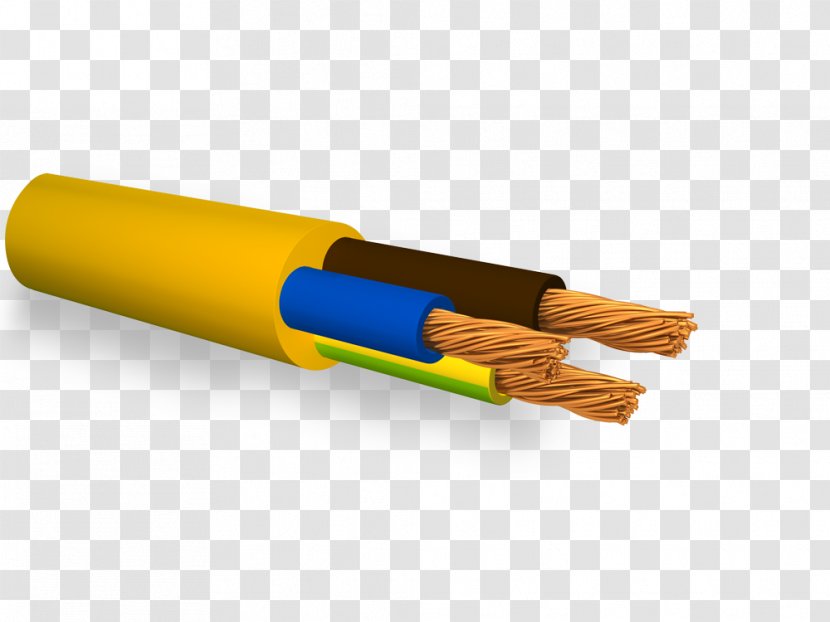 Electrical Cable Electricity Wires & Flexible - Thermoplastic Striping Transparent PNG