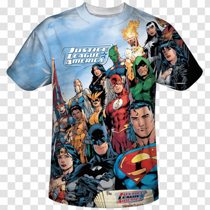 T-shirt Justice League Clothing - Tshirt Transparent PNG